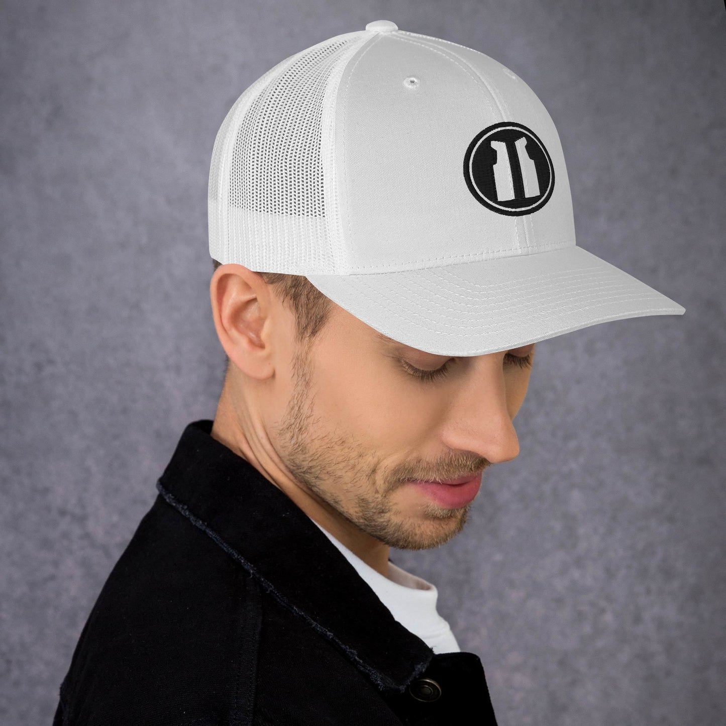 Trucker Cap Black Logo