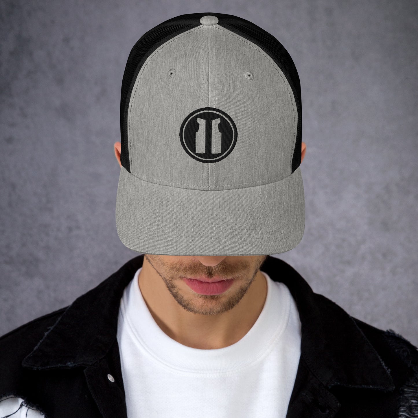 Trucker Cap Black Logo