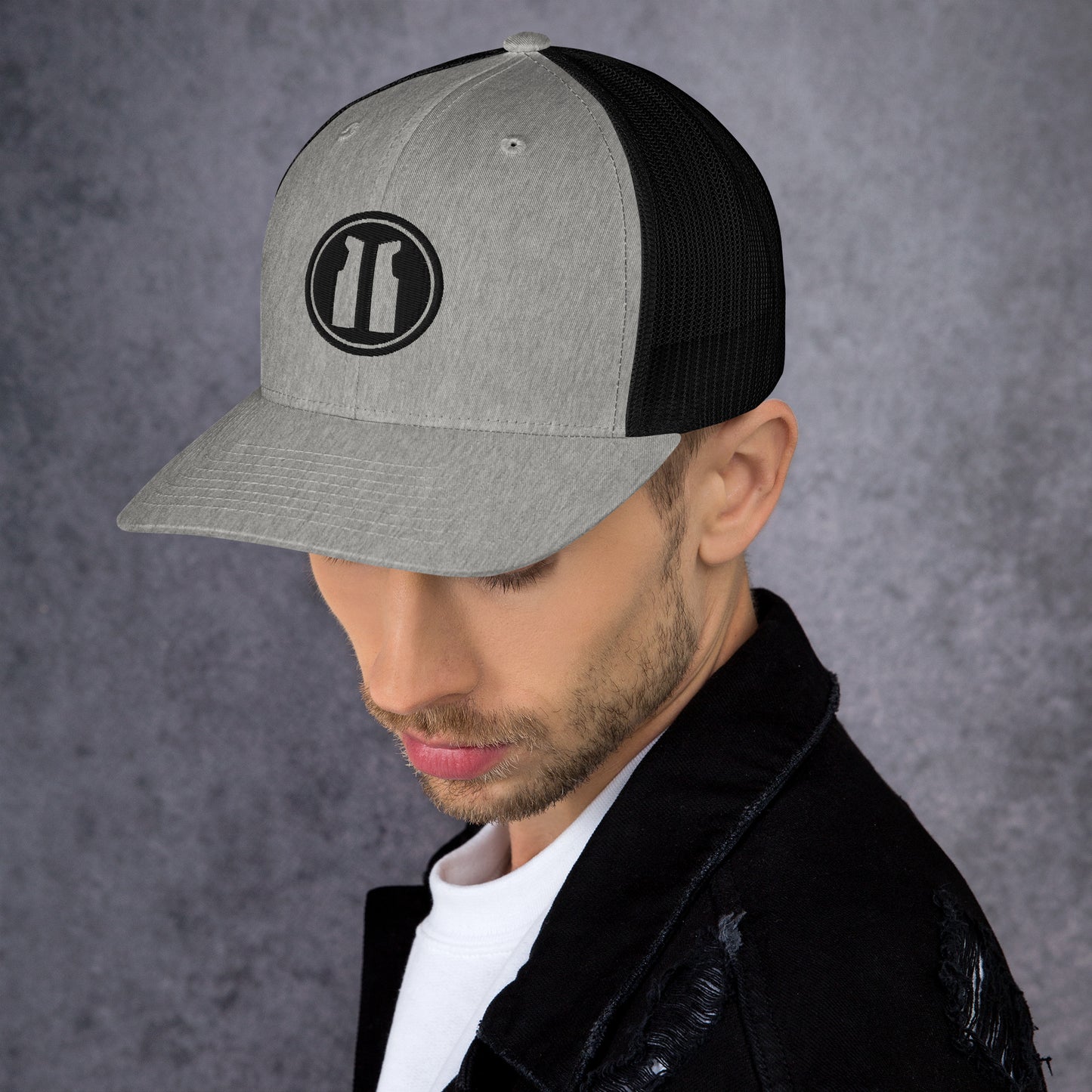Trucker Cap Black Logo