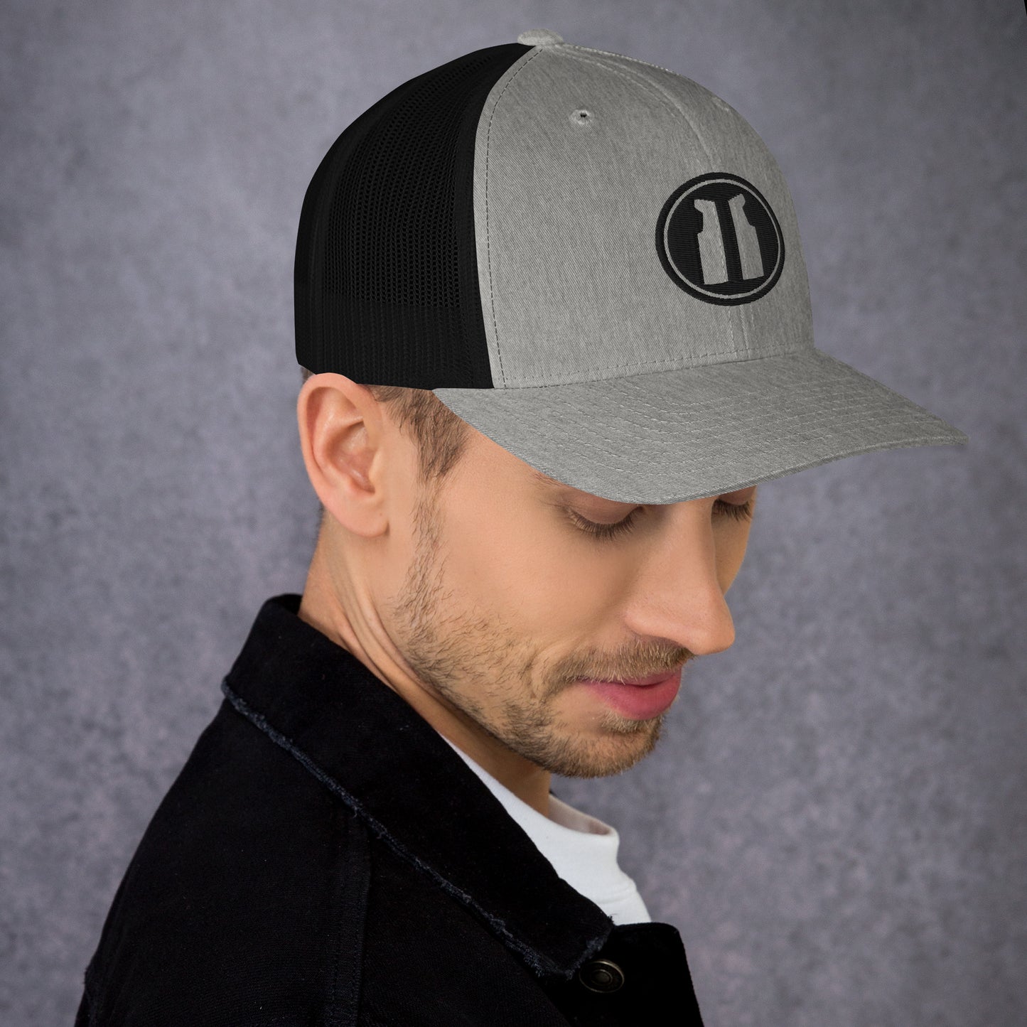 Trucker Cap Black Logo