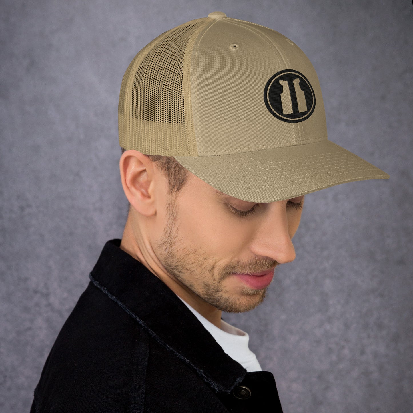 Trucker Cap Black Logo