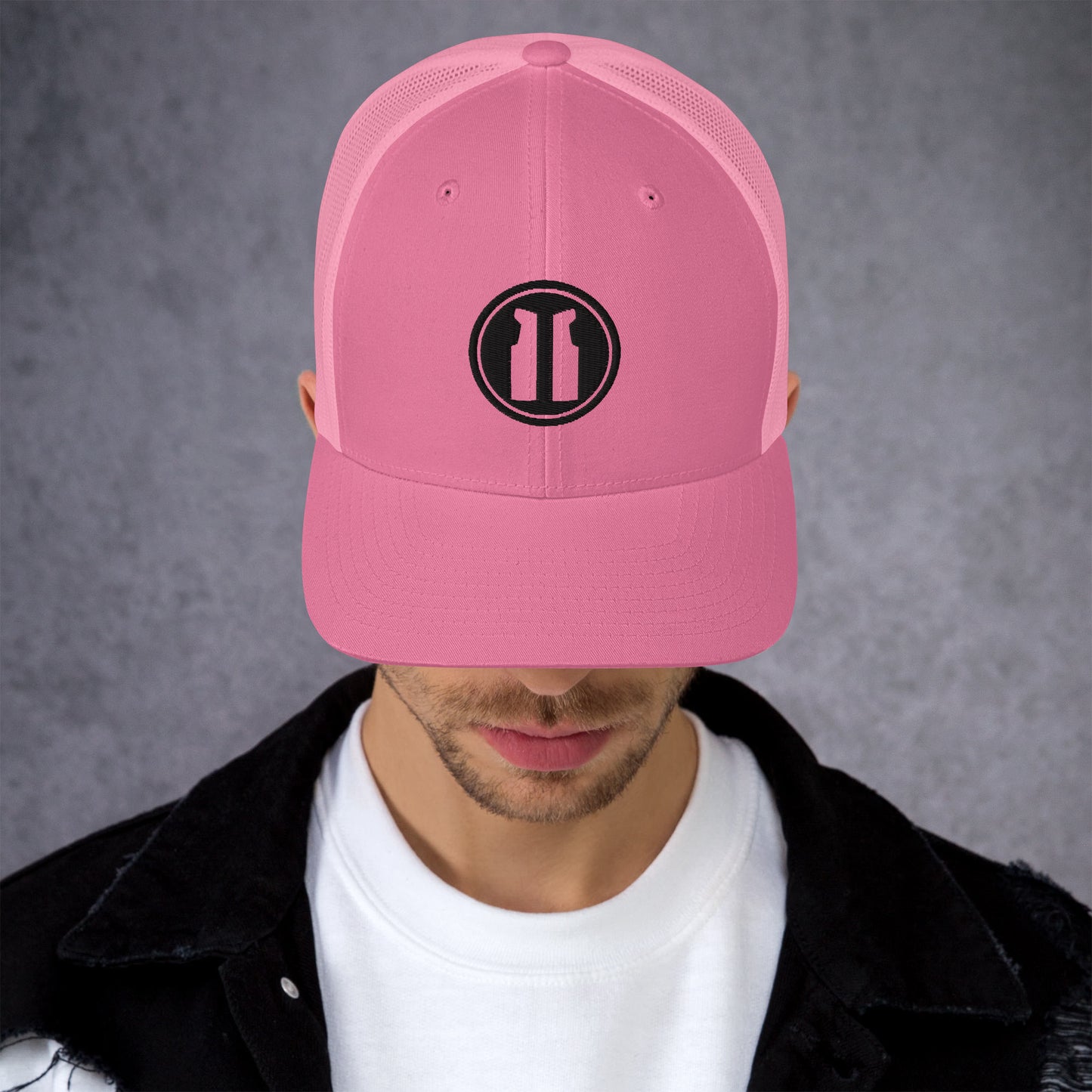 Trucker Cap Black Logo