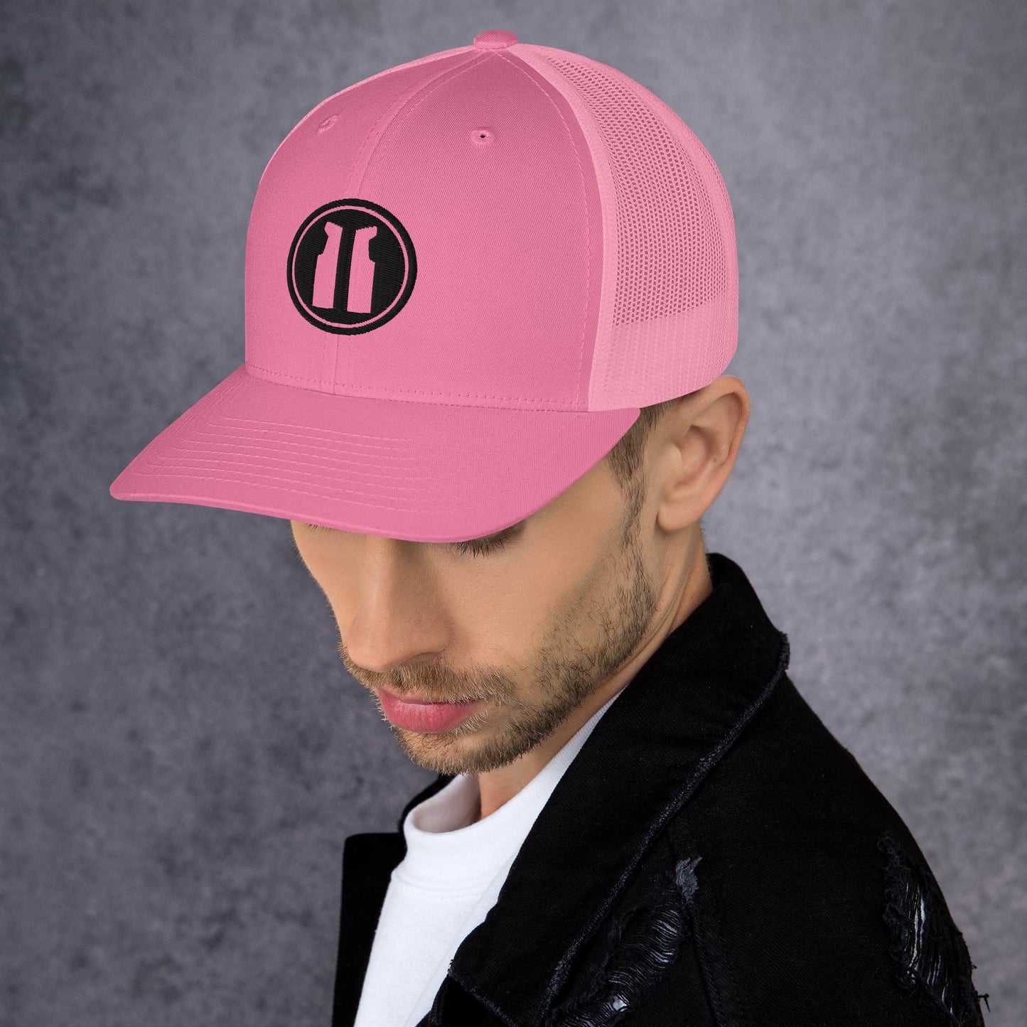 Trucker Cap Black Logo