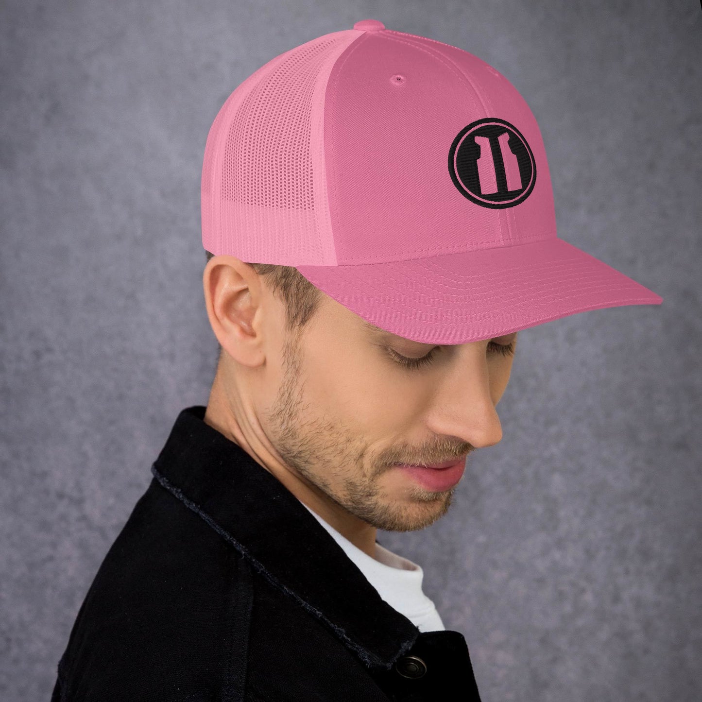 Trucker Cap Black Logo