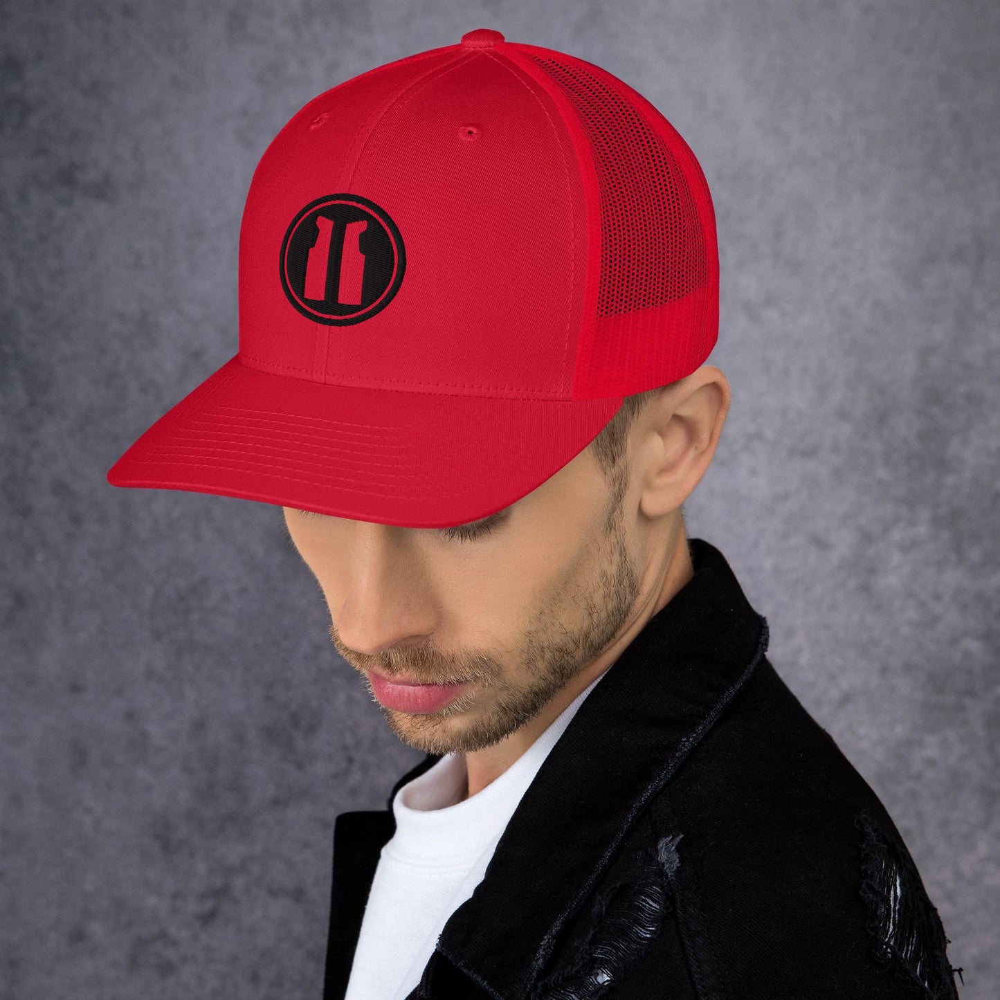 Trucker Cap Black Logo