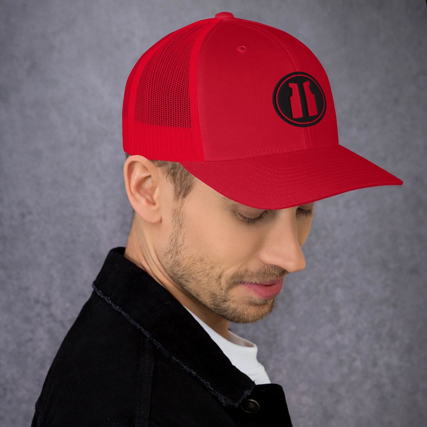 Trucker Cap Black Logo