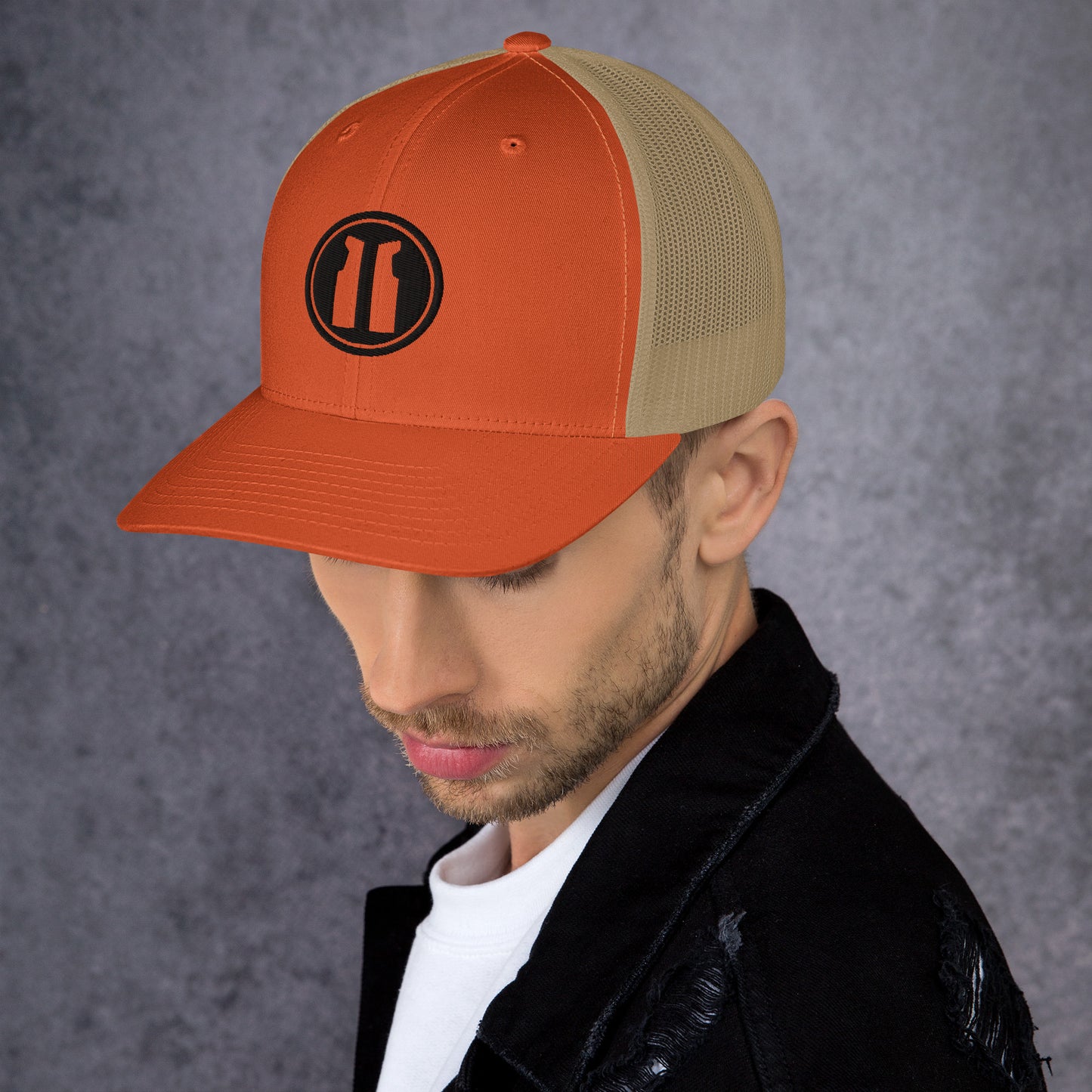 Trucker Cap Black Logo