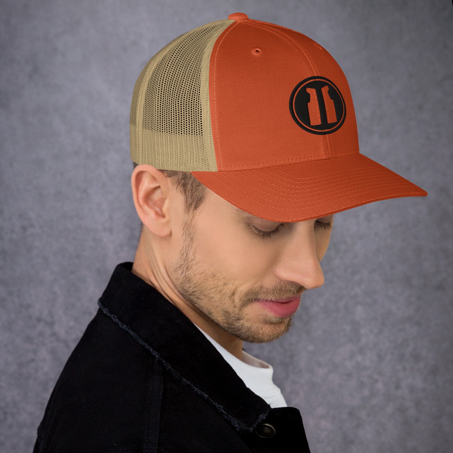 Trucker Cap Black Logo
