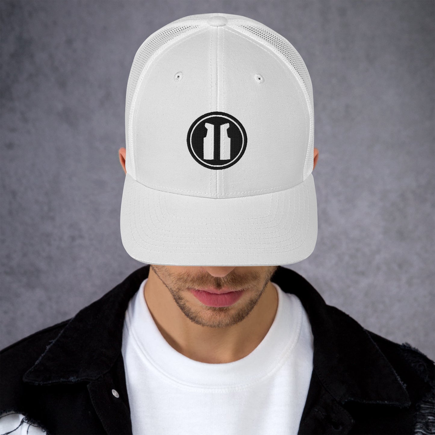 Trucker Cap Black Logo