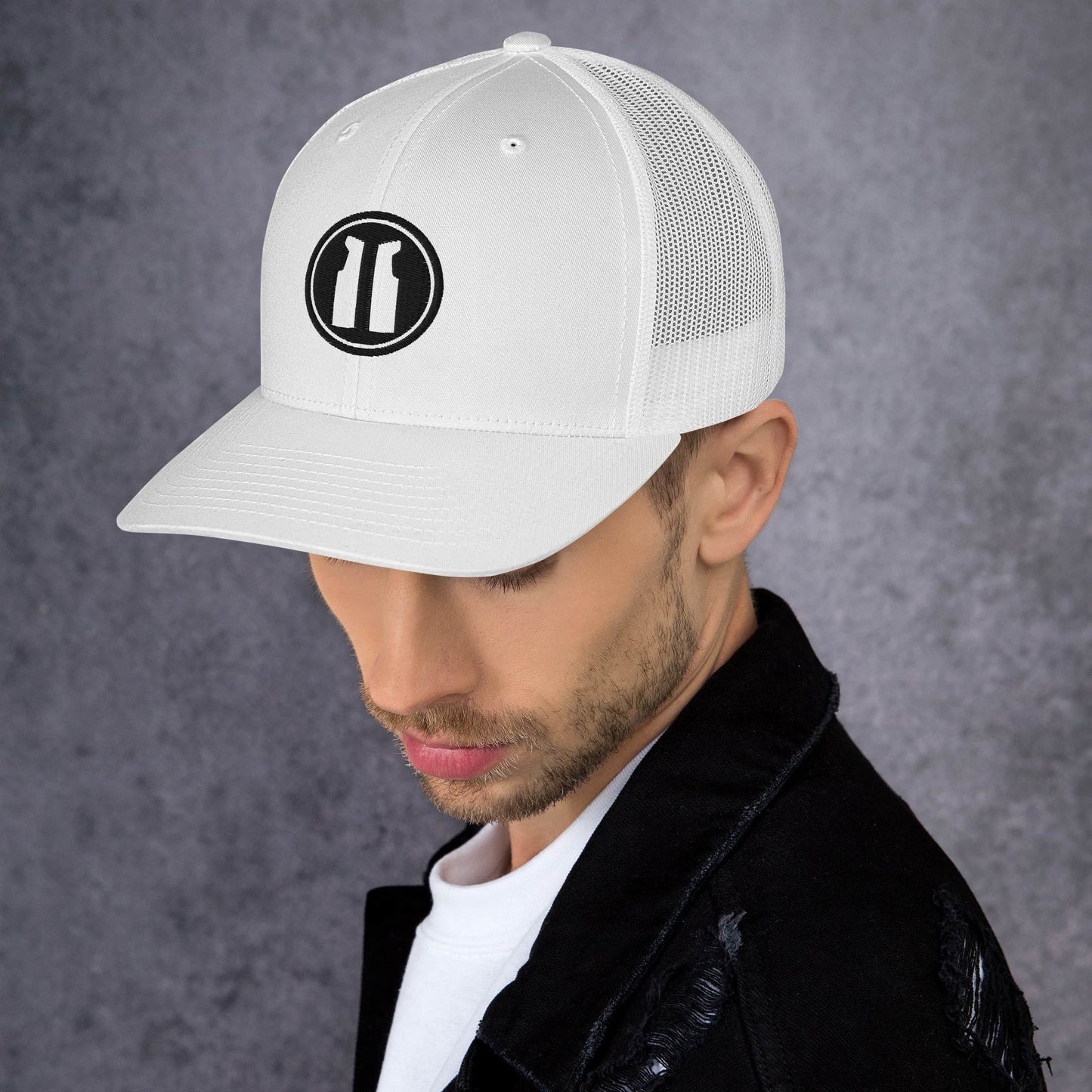 Trucker Cap Black Logo