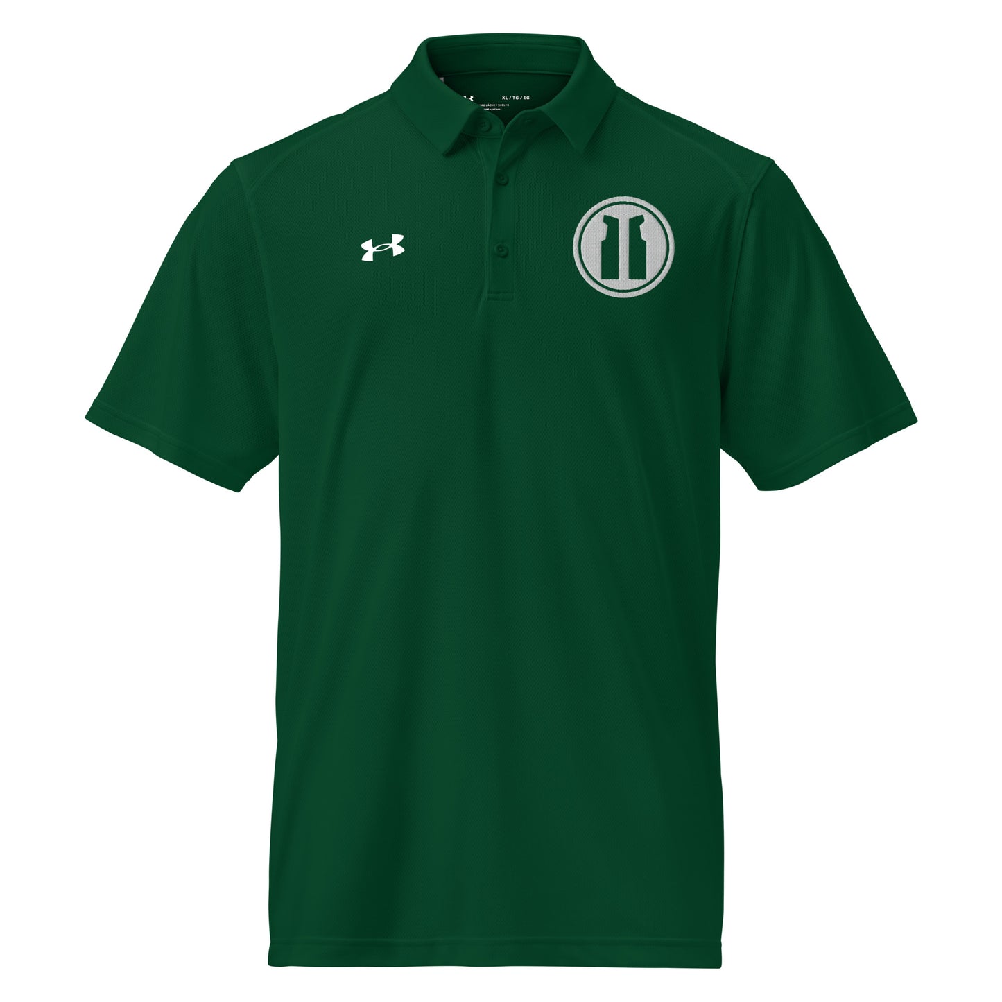Under Armour® Men's Polo Round White Logo