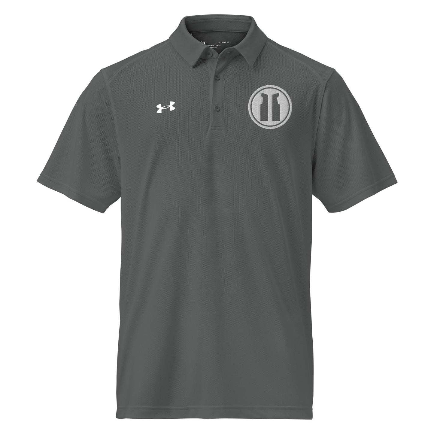 Under Armour® Men's Polo Round White Logo