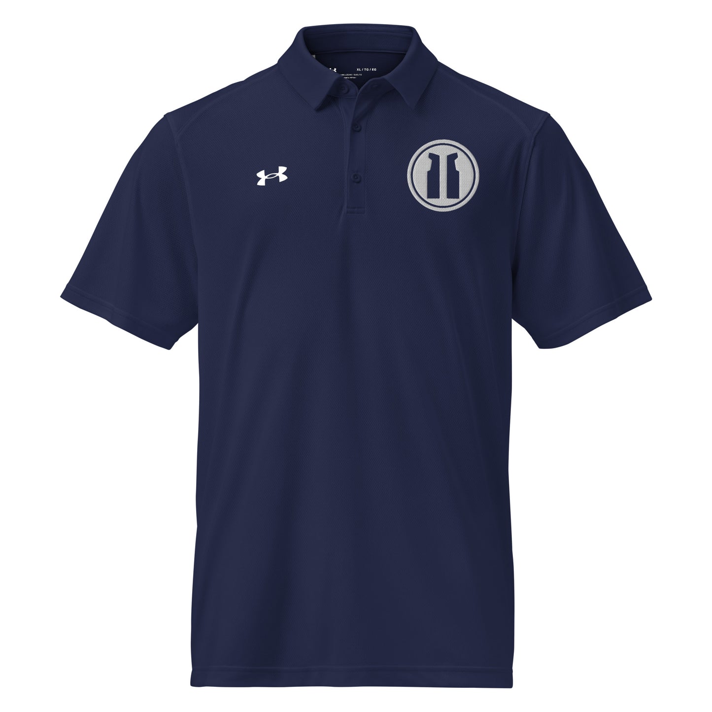 Under Armour® Men's Polo Round White Logo