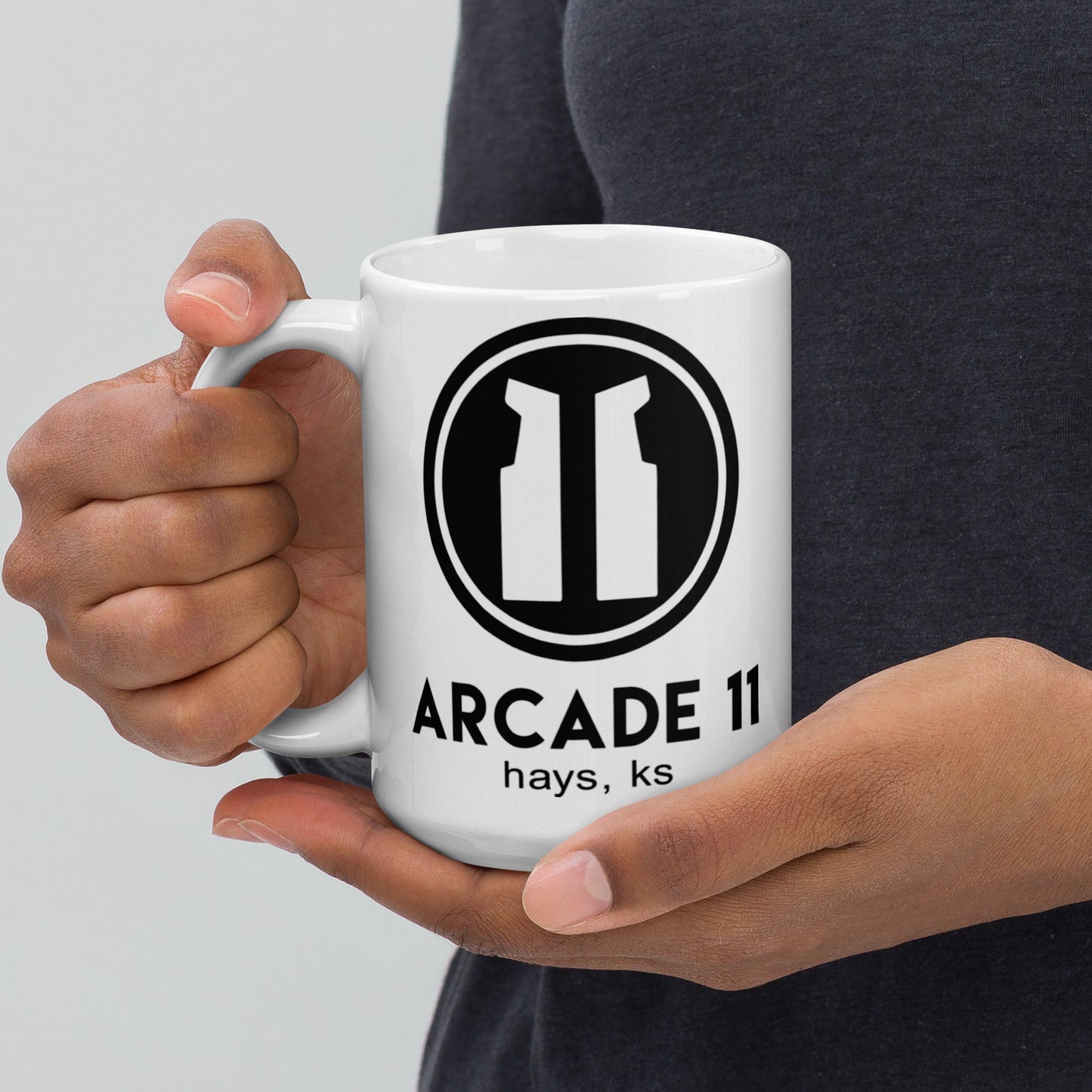 White Glossy Mug A11 Hays